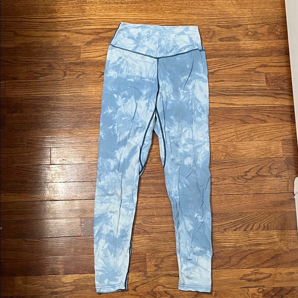 Balance Athletica Blue Tie-Dye Leggings